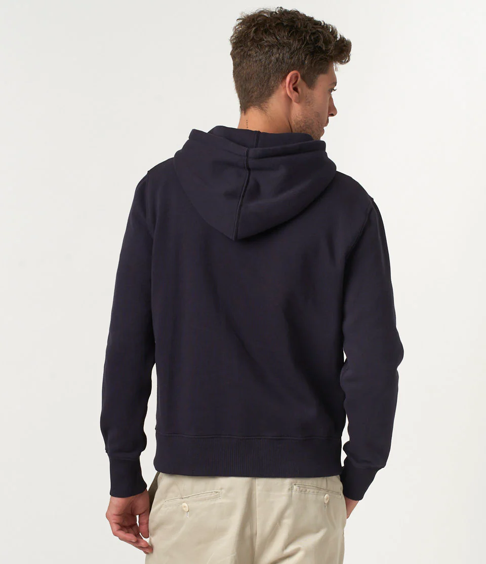 Vintage Fleece Hooded Jacket with Brushed Interior - Image 4