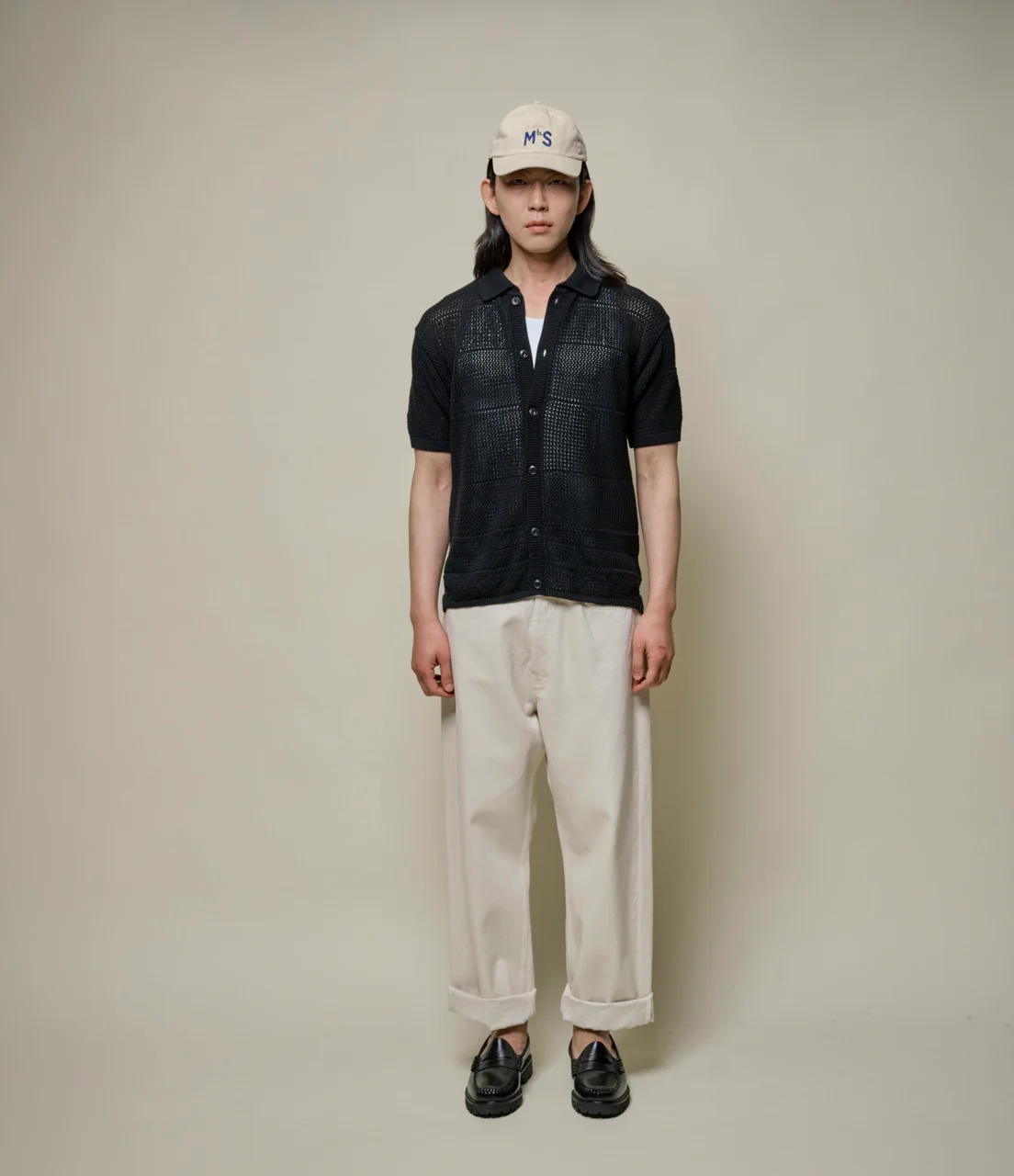 1960s Crochet Cotton Short Sleeve Shirt - Image 4