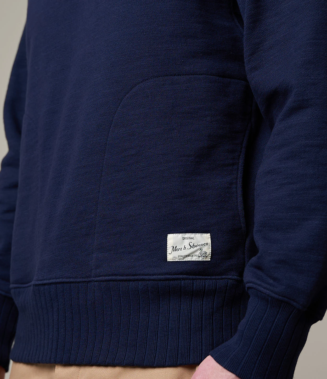 Textured Heavyweight Rugged Fleece Cotton Hoodie - Image 3