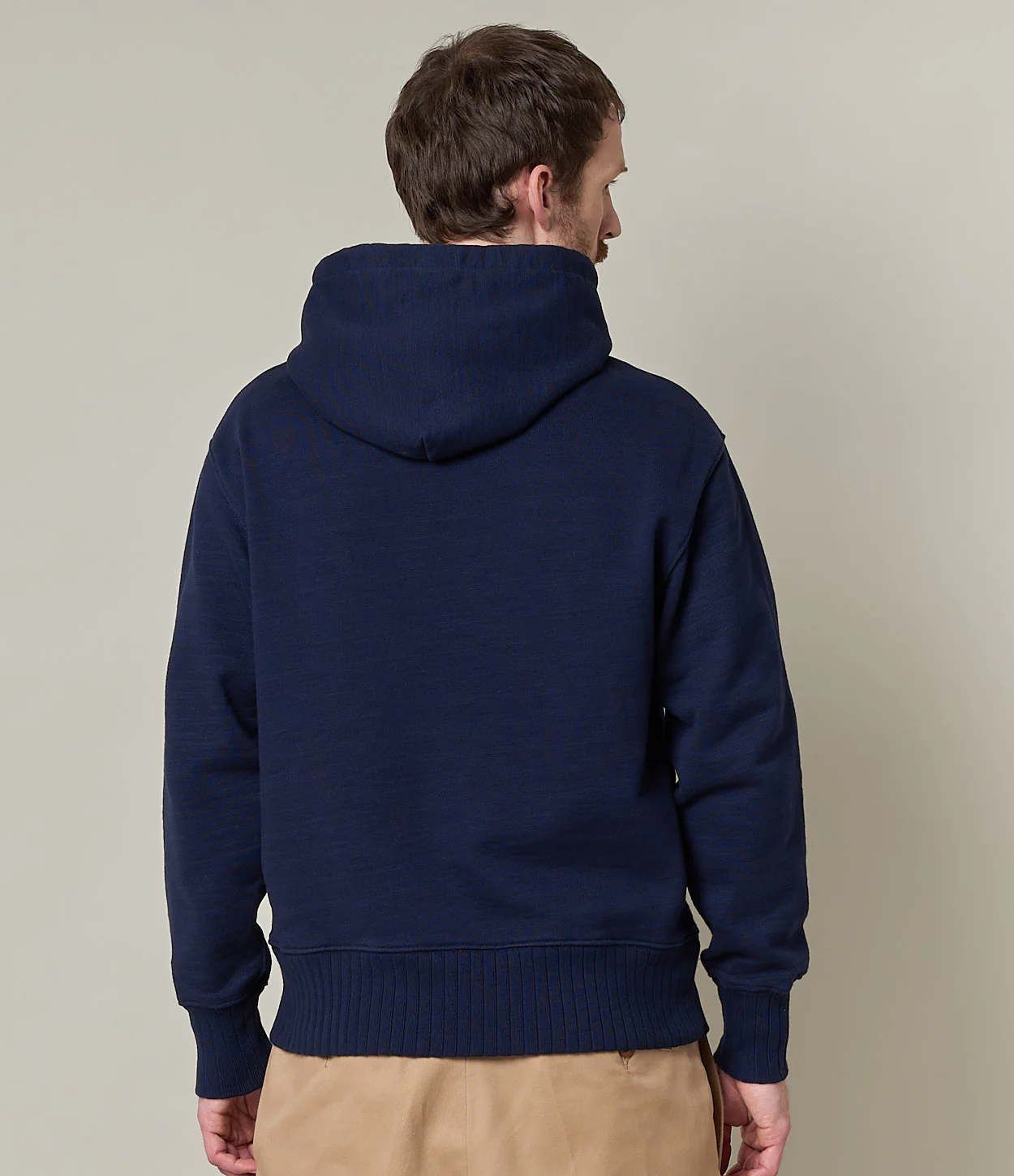 Textured Heavyweight Rugged Fleece Cotton Hoodie - Image 5