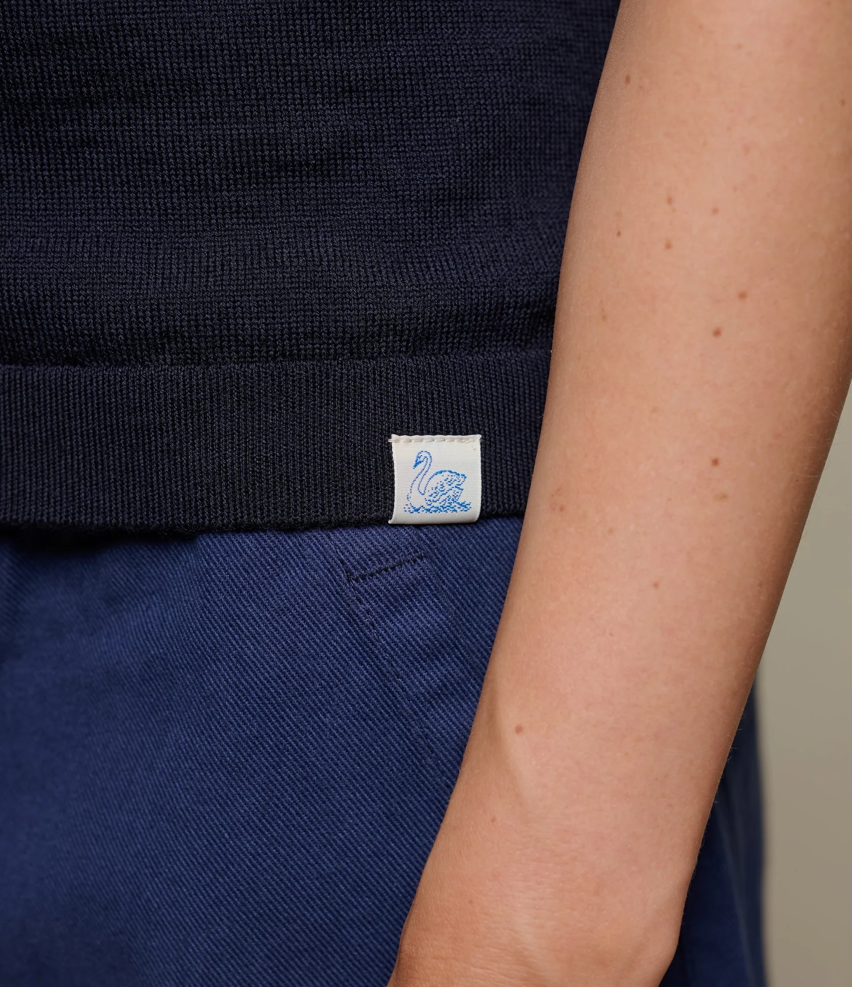 Refined Merino Wool Short Sleeve Women's T-Shirt - Image 5