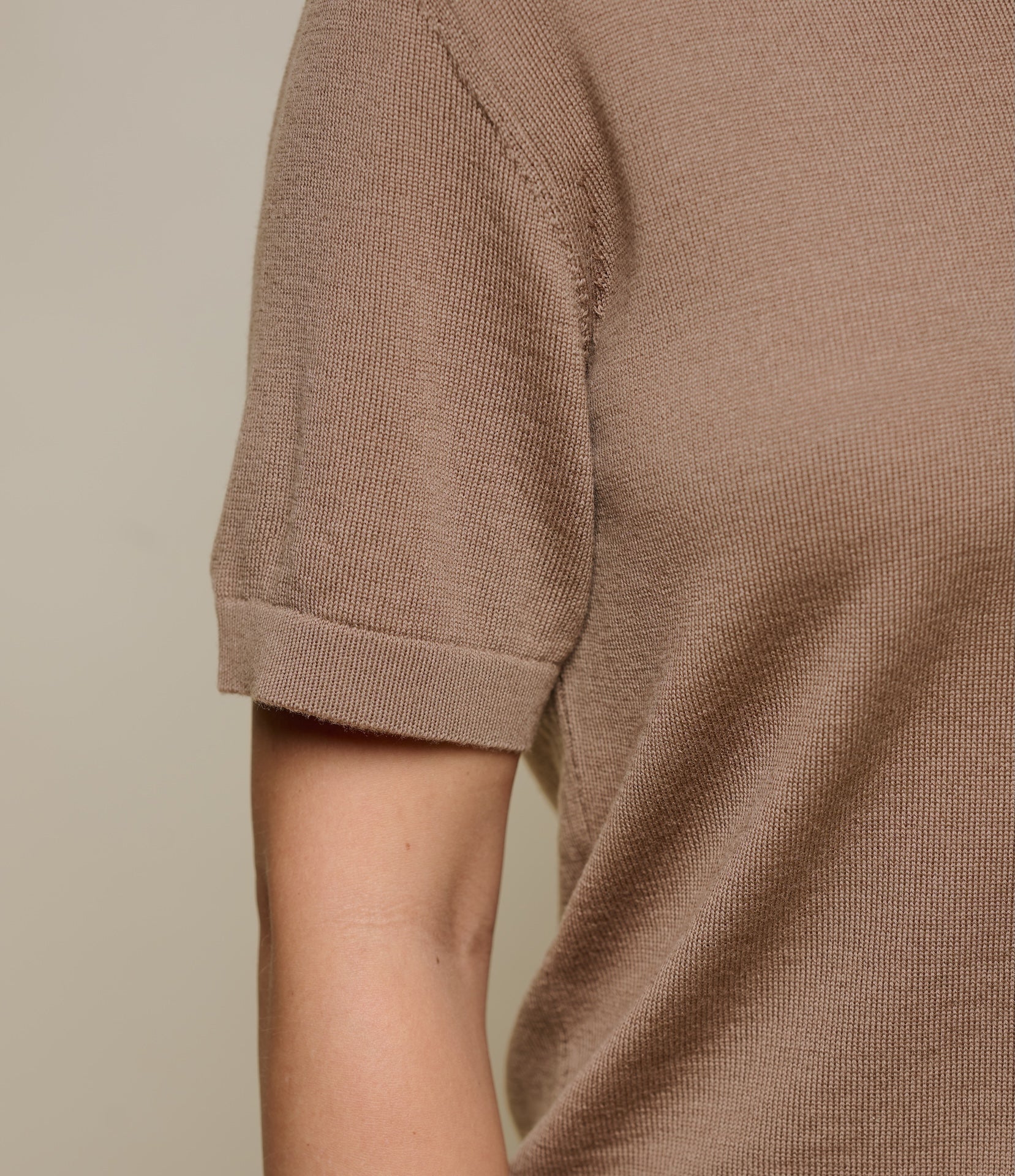 Refined Merino Wool Short Sleeve Women's T-Shirt - Image 4