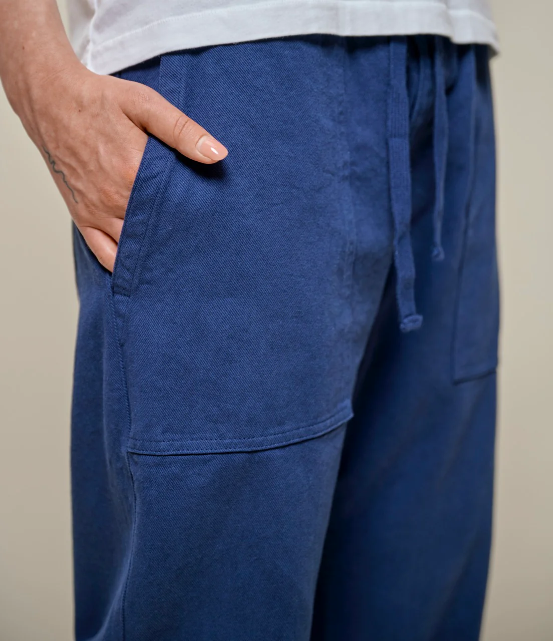 Workers's Cotton Twill Drawstring Pants - Image 4