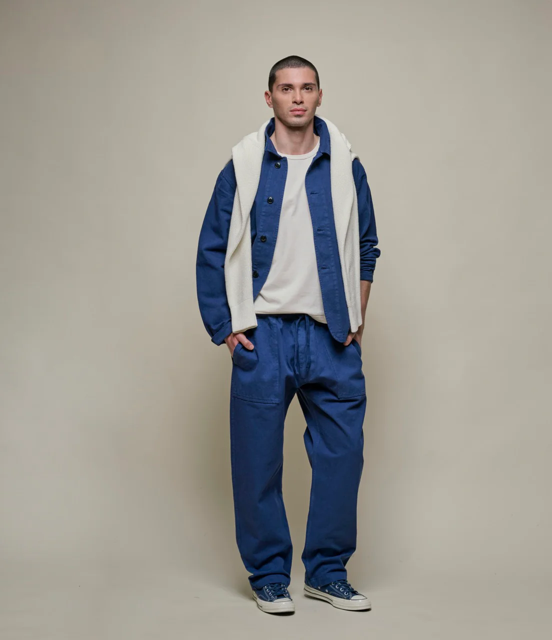Workers's Cotton Twill Drawstring Pants - Image 7