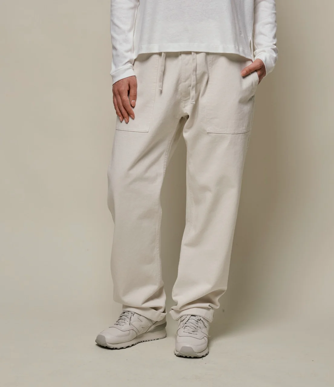 Workers's Cotton Twill Drawstring Pants - Image 4