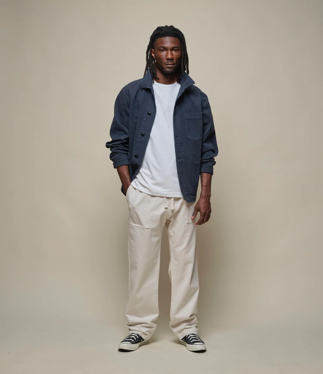 Workers's Cotton Twill Drawstring Pants - Image 7